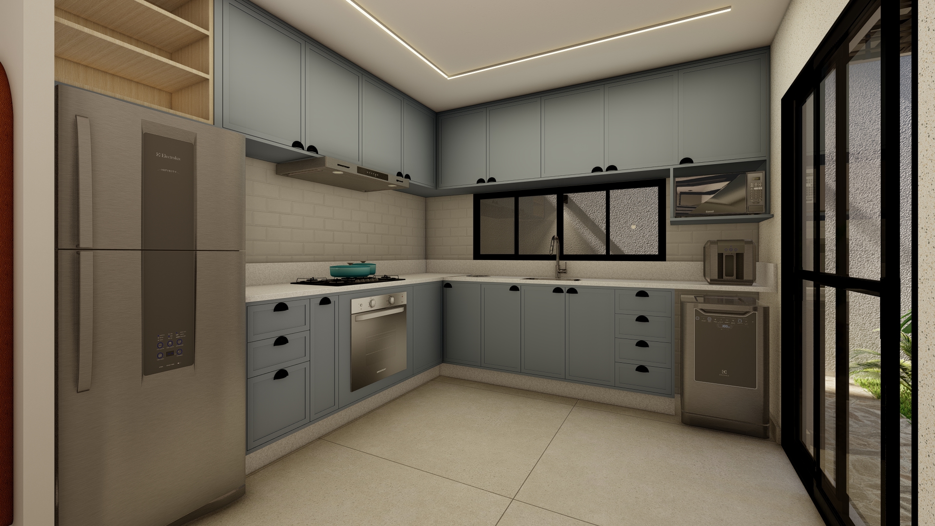 Residência LC - Cozinha