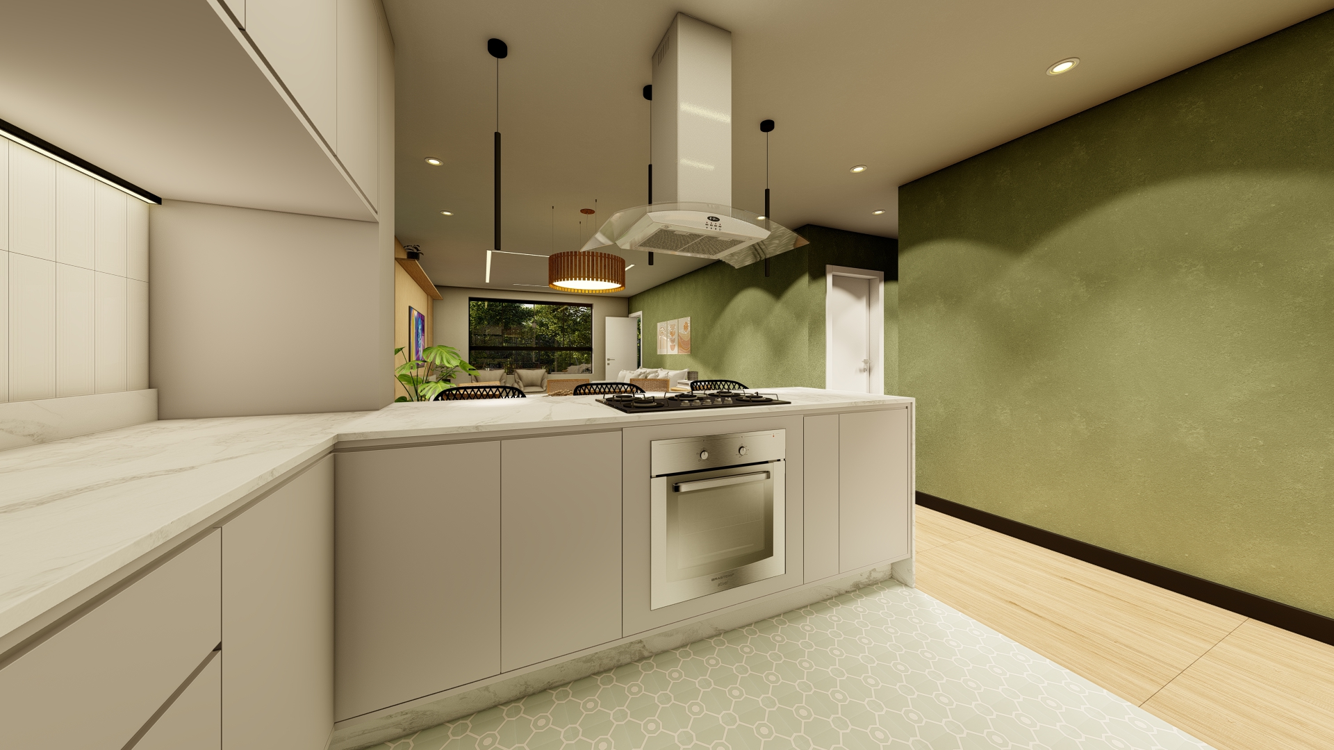 Detalhe da residência